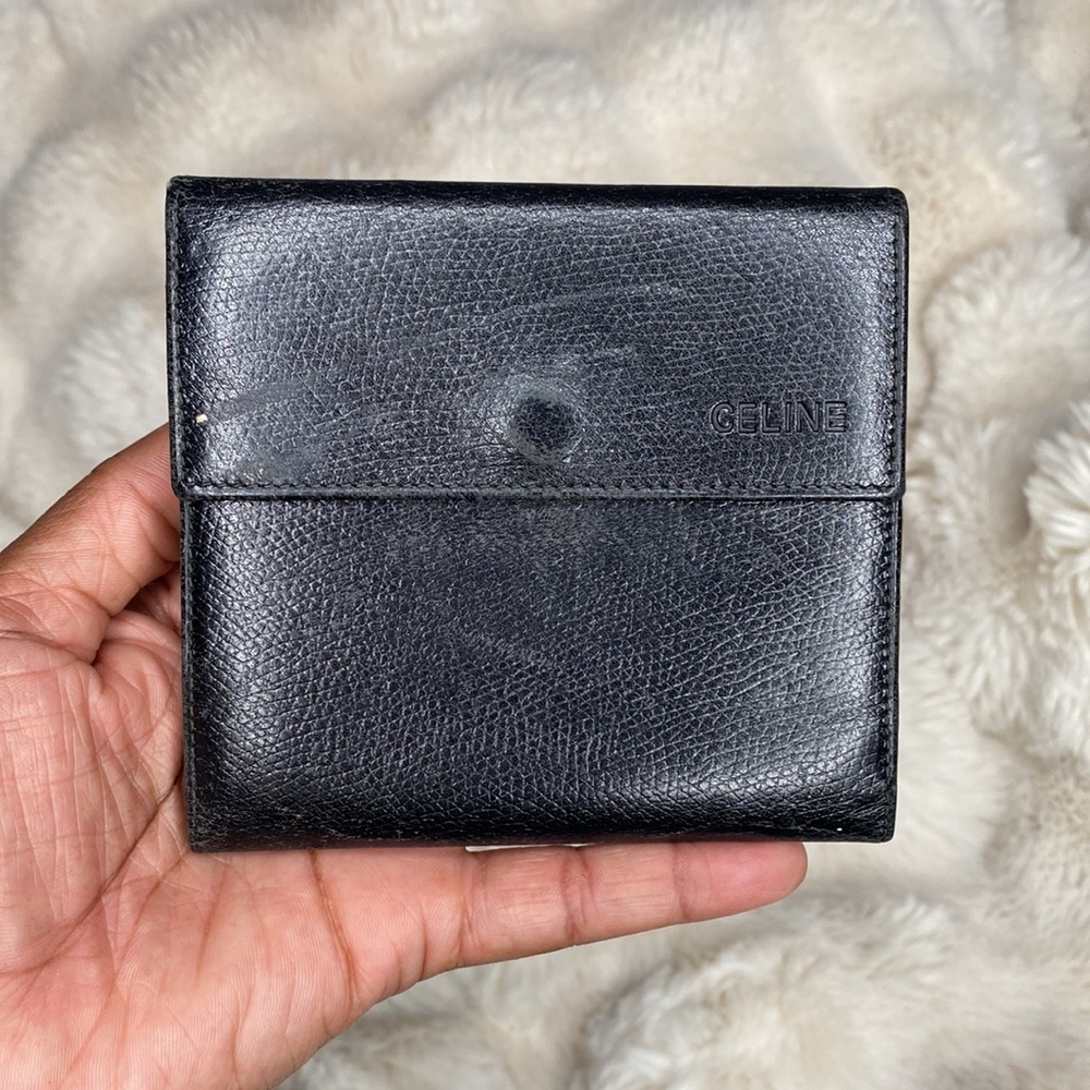 CELINE CALFSKIN COMPACT WALLET - Picture 10 of 13